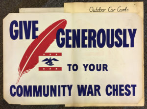 Give Generously to your Community War Chest Give Generously to your Community War Chest
